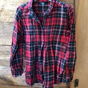 Ralph Lauren flannel plaid long sleeve shirt